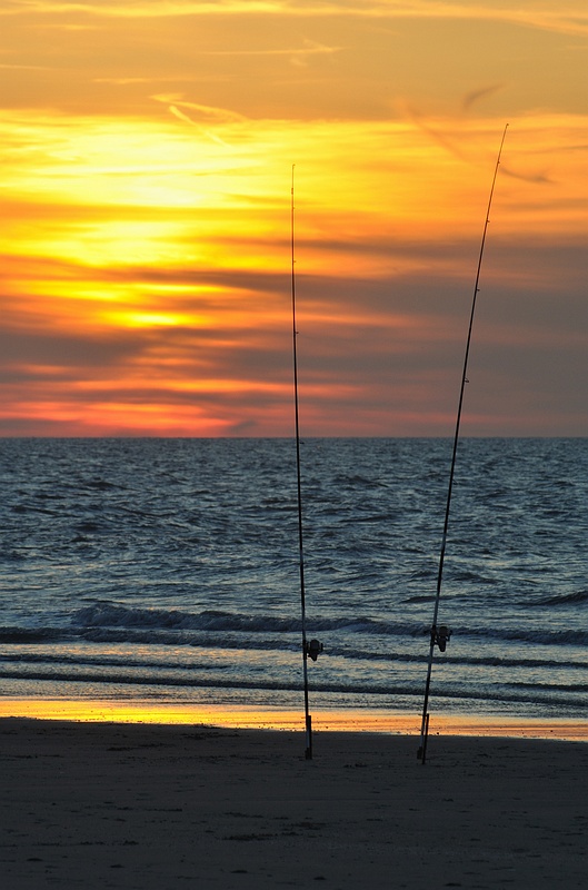 Wenduine zonsondergang