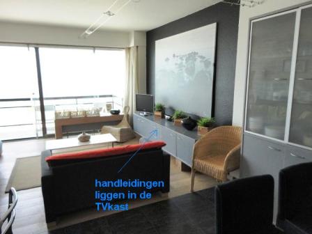 Handleidingen in de lage TV kast