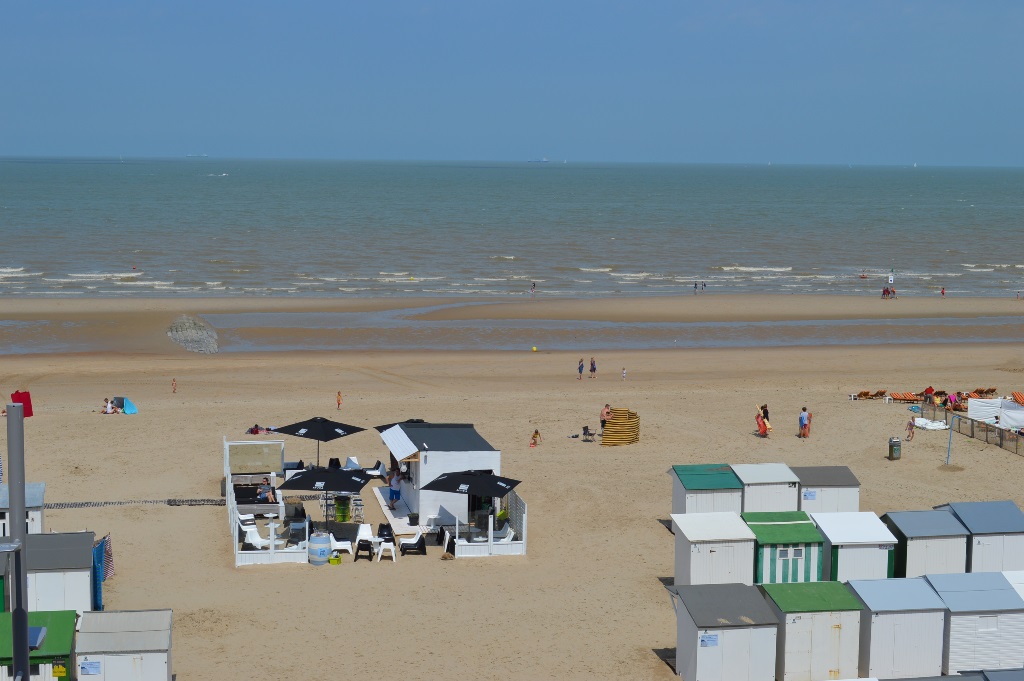pret op het strand te Wenduine
