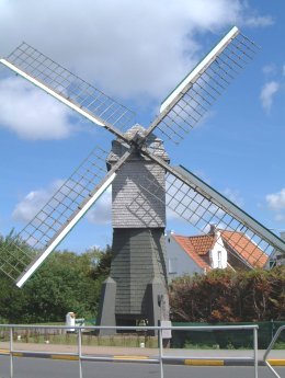 de molen in Wenduine 1